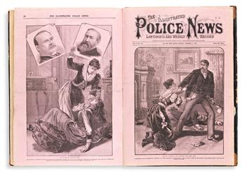 (CRIME TABLOIDS.) The Illustrated Police News, Law-Courts and Weekly Record.